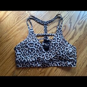 ZYIA Leopard Grid Bra